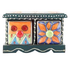 Spice Box-1481 Masala Rack Container Gift Item